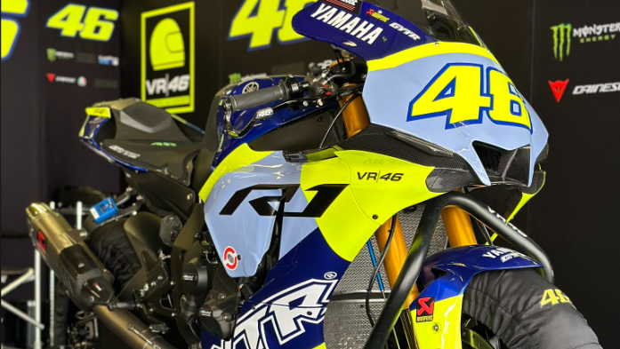 Valentino Rossi's Yamaha R1